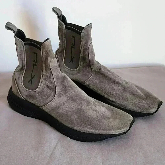 NWT RLX Slip-On Suede Sock Sneaker - US Men's 5.5 - Picture 1 of 5